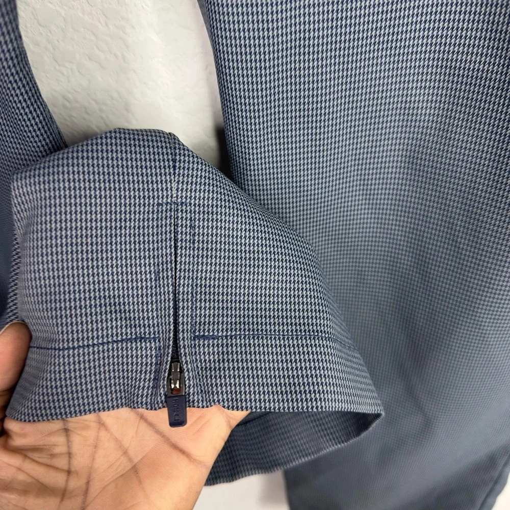 Bonobos Golf Pants Mens 33/30 Gray‎ Houndstooth Straight Performance Athleisure